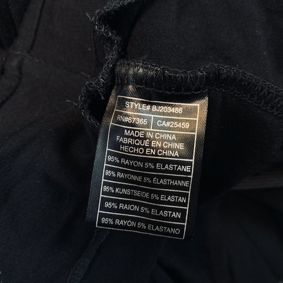 BB DAKOTA Black Rayon Tie Front Wide Leg Pants  M - Picture 12 of 12